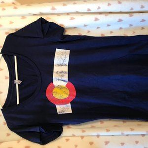 Navy Colorado shirt with Colorado logo